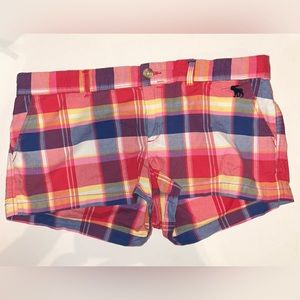 Abercrombie & Fitch Plaid Shorts